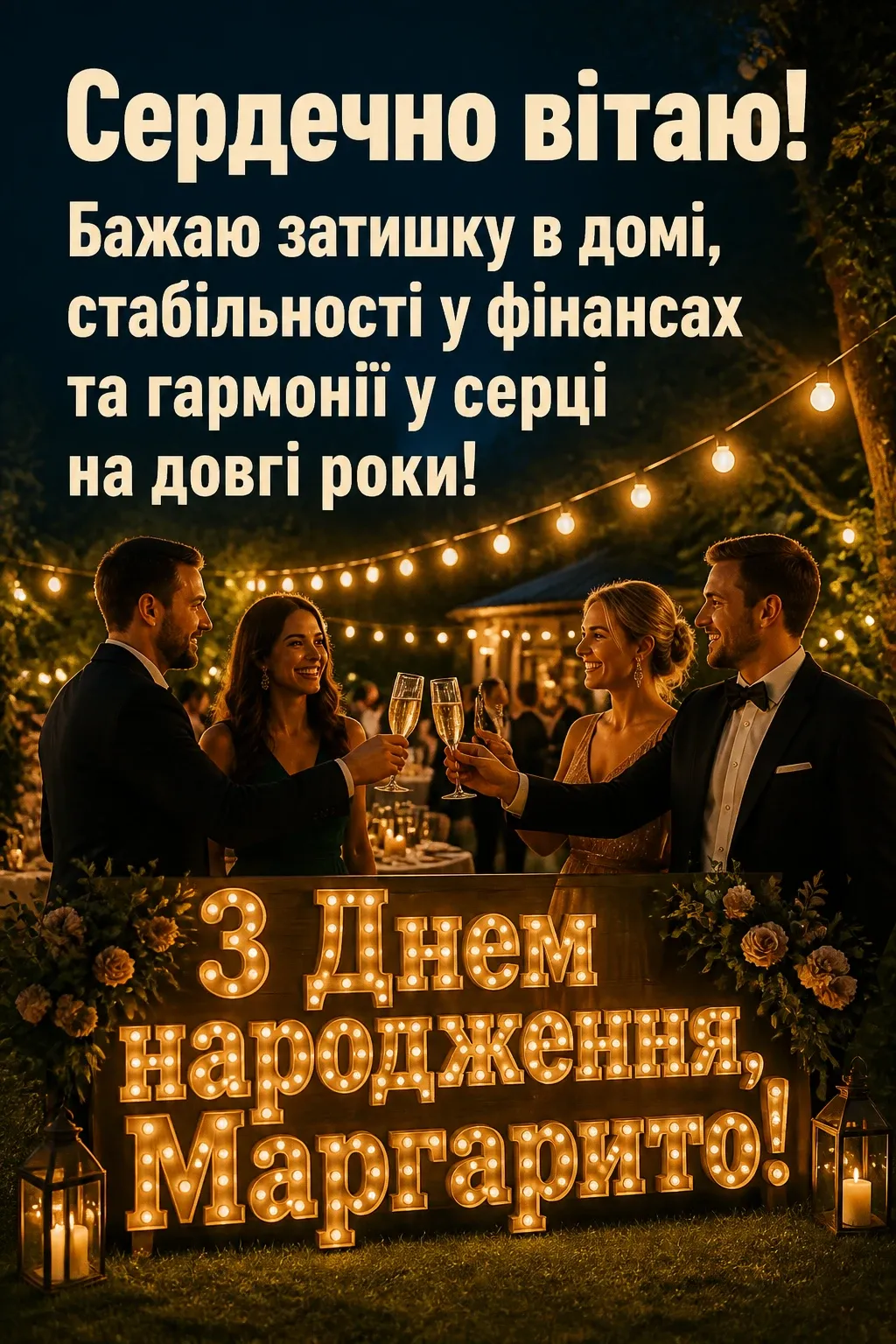 з днем народження маргарита