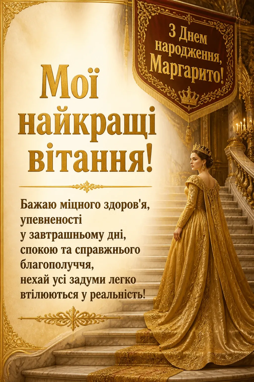 з днем народження маргарита