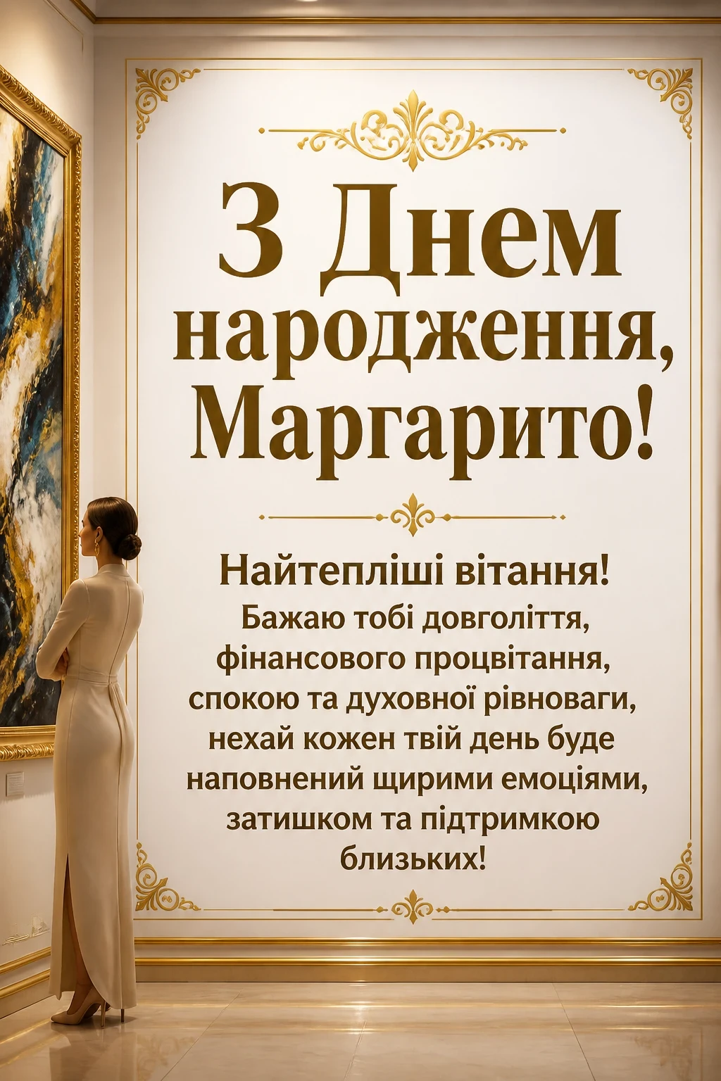 з днем народження маргарита