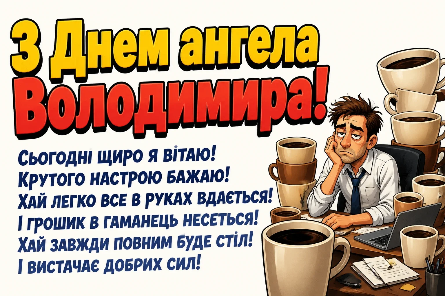 картинки з днем ангела володимира