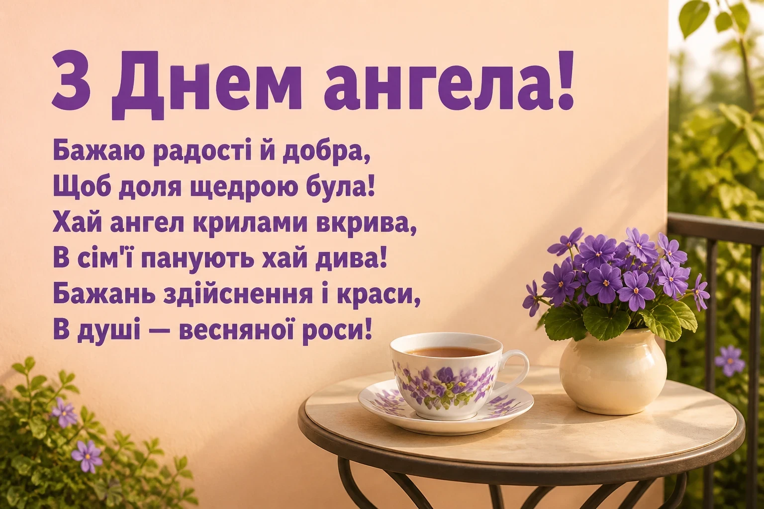 картинки з днем ангела квіти
