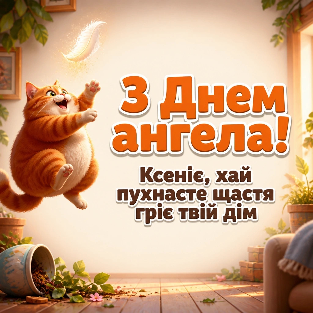 з днем ангела ксенія