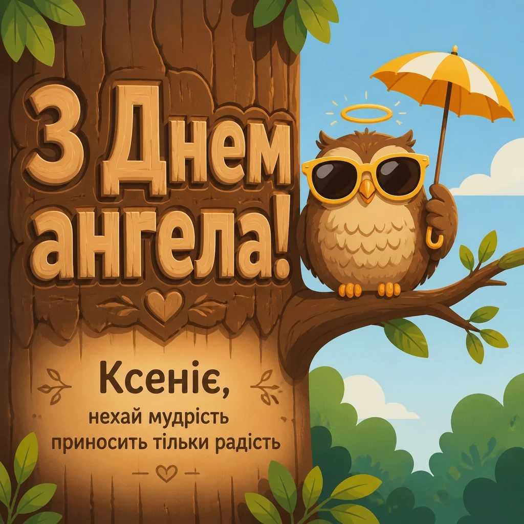 з днем ангела ксенія