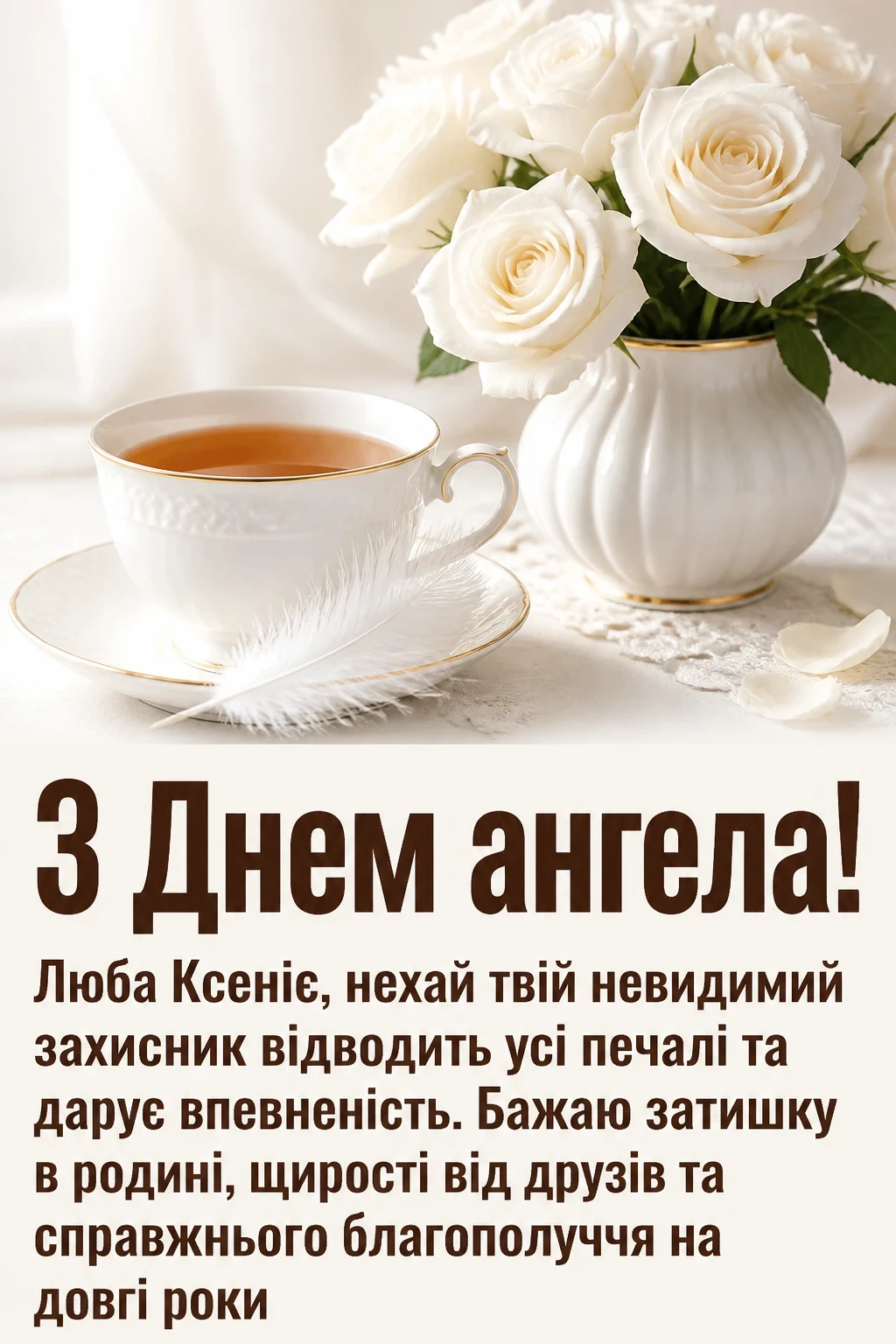 з днем ангела ксенія
