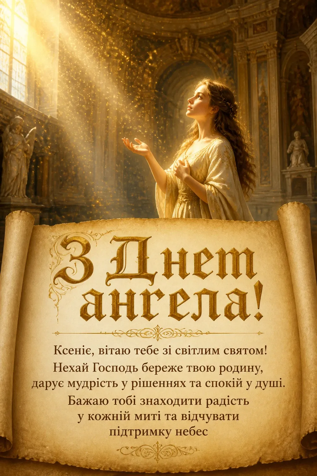 з днем ангела ксенія