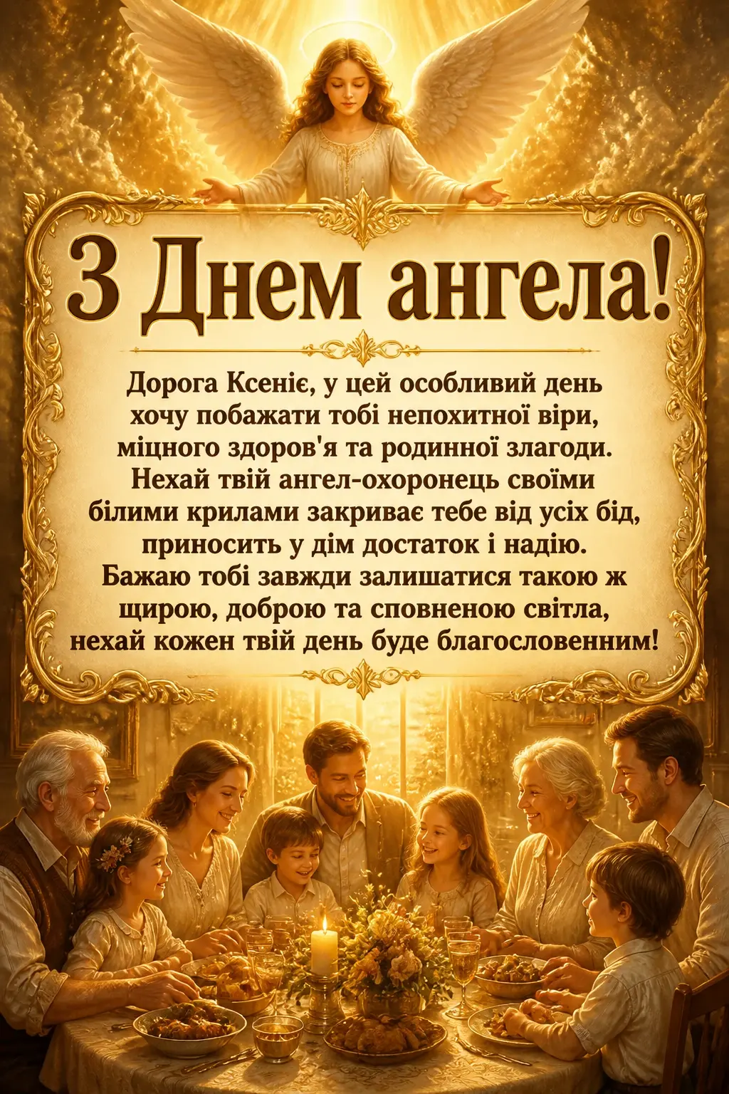 з днем ангела ксенія