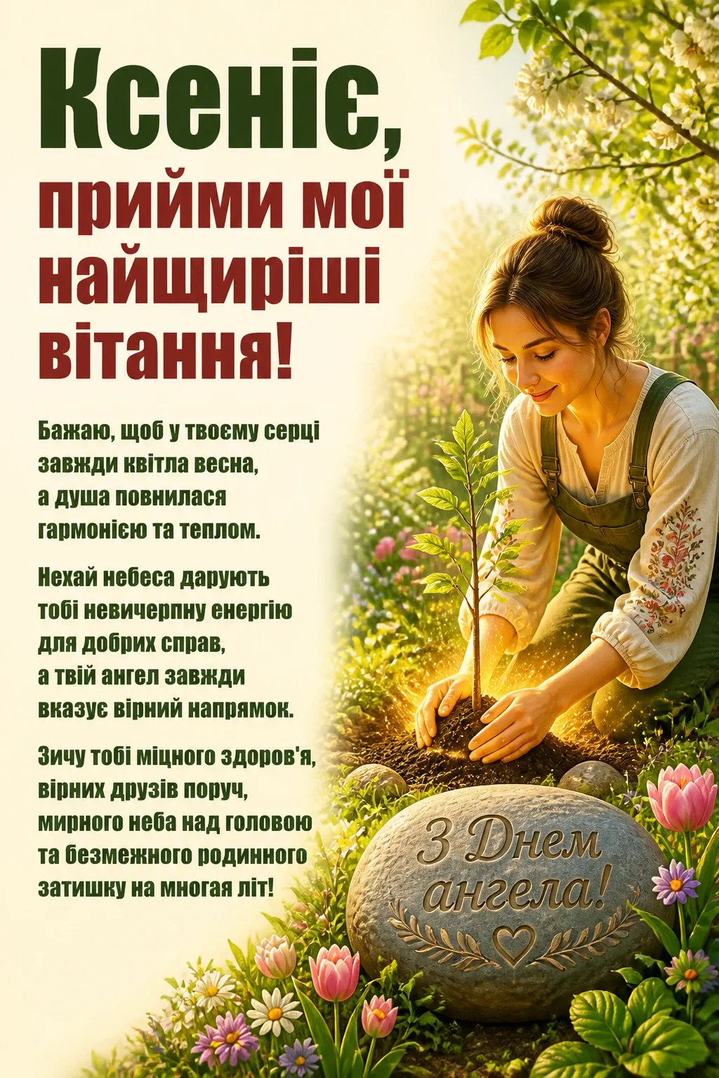 з днем ангела ксенія