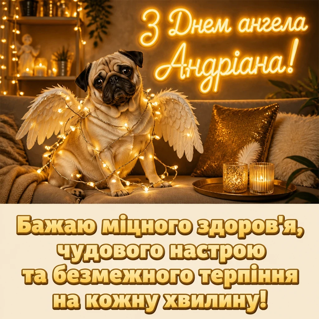 з днем ангела андріана