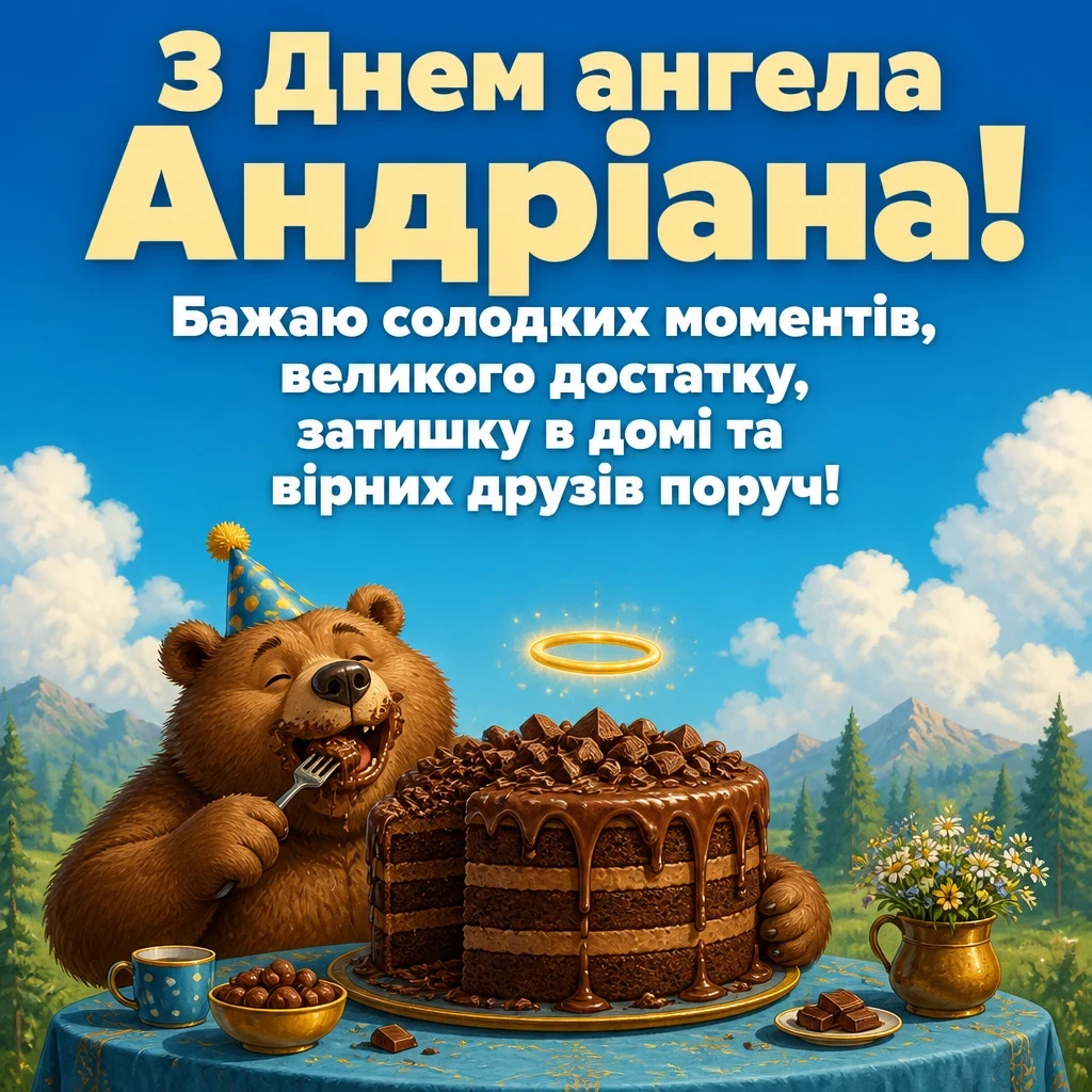 з днем ангела андріана