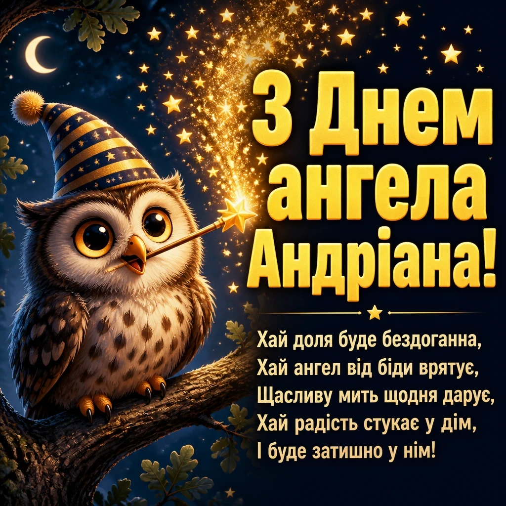 з днем ангела андріана