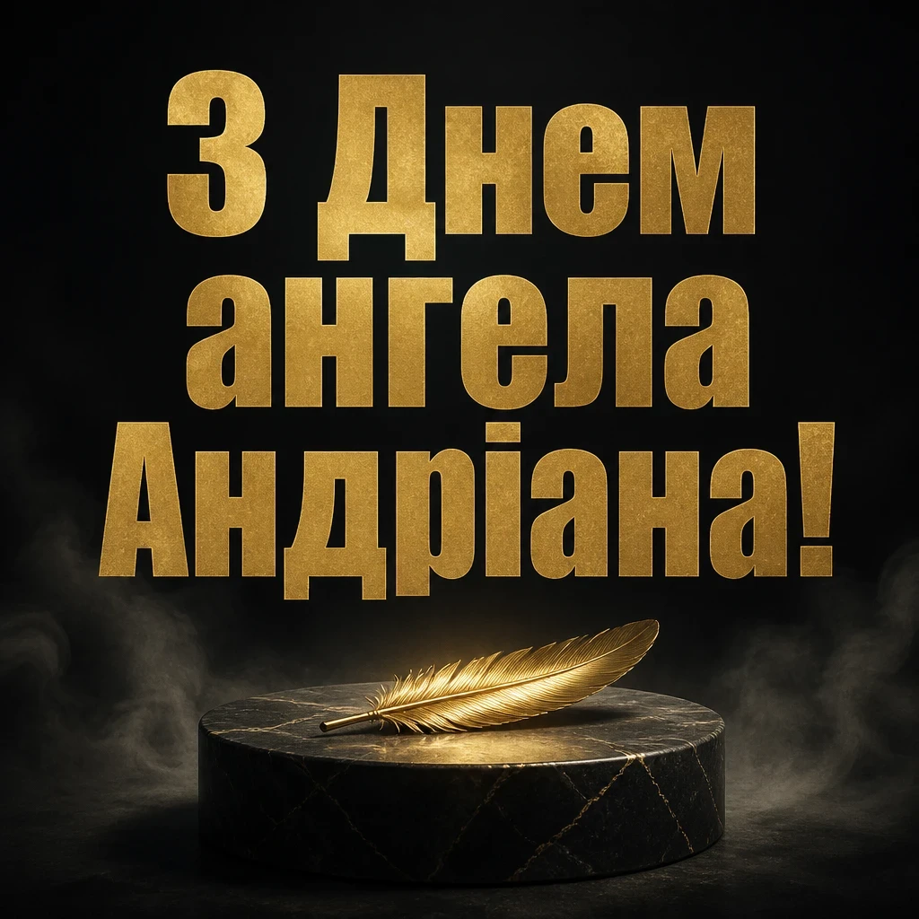 з днем ангела андріана