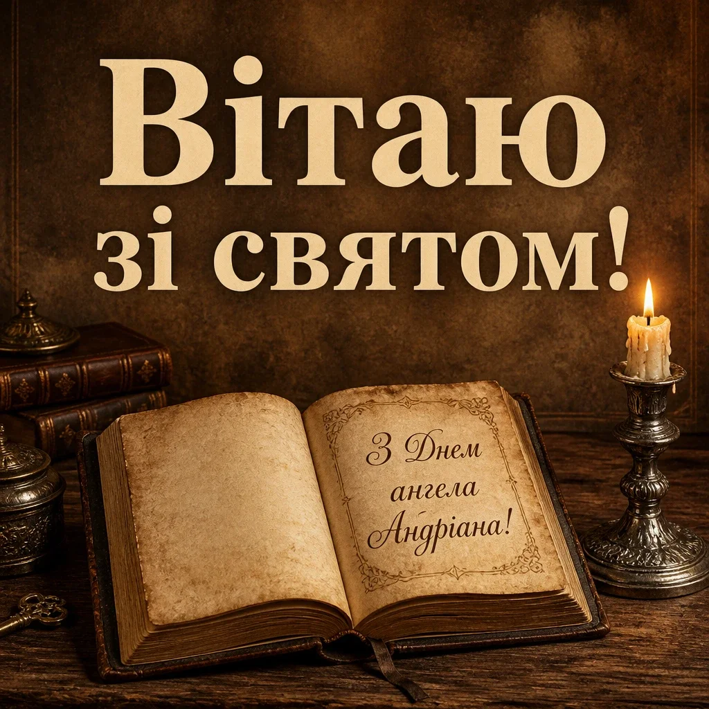 з днем ангела андріана