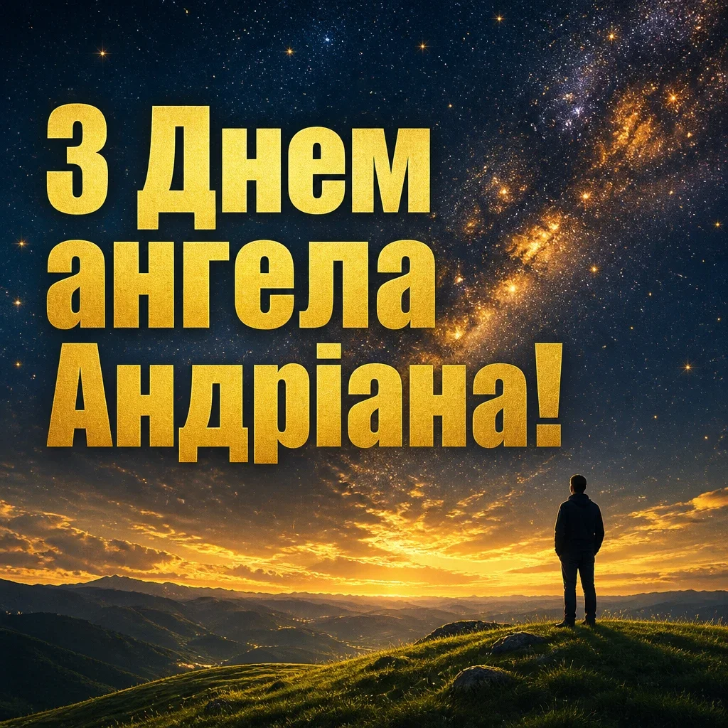 з днем ангела андріана