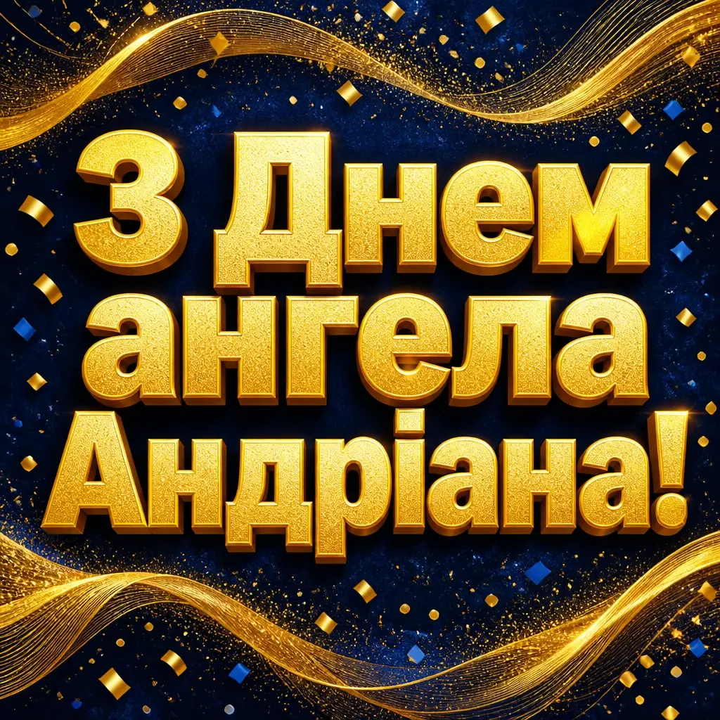 з днем ангела андріана
