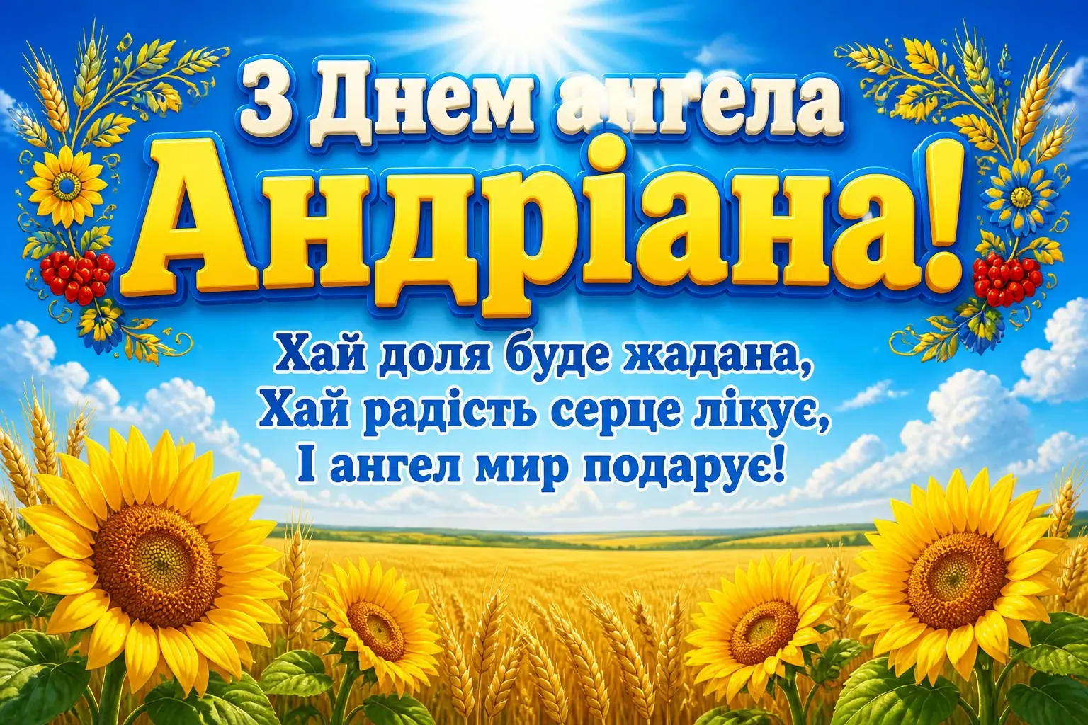 з днем ангела андріана