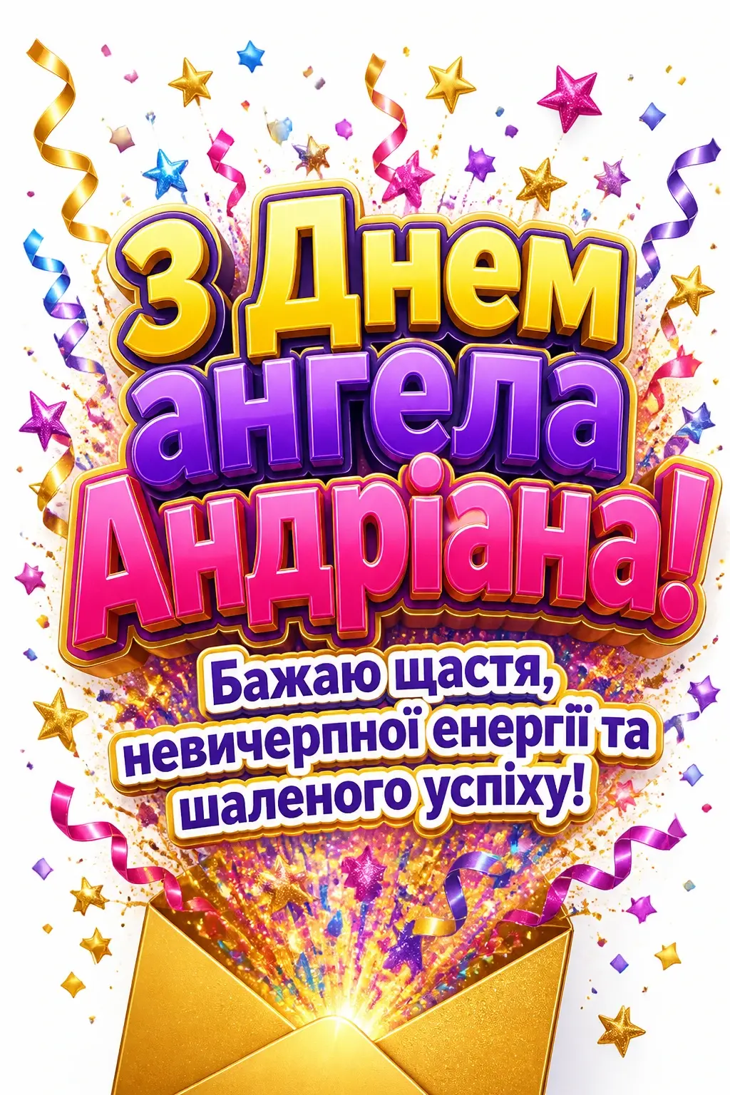 з днем ангела андріана