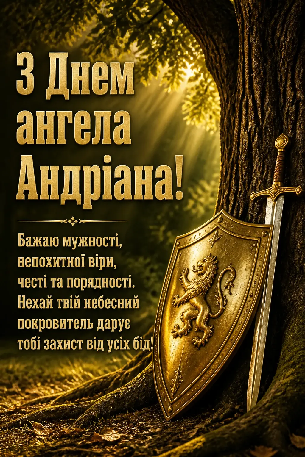з днем ангела андріана