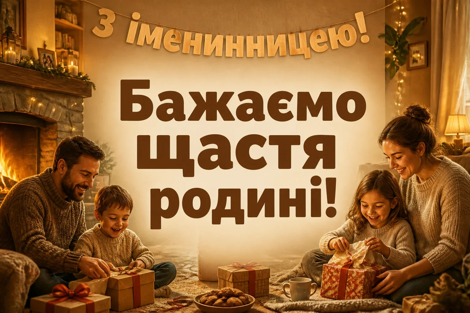 привітання з іменинницею батькам