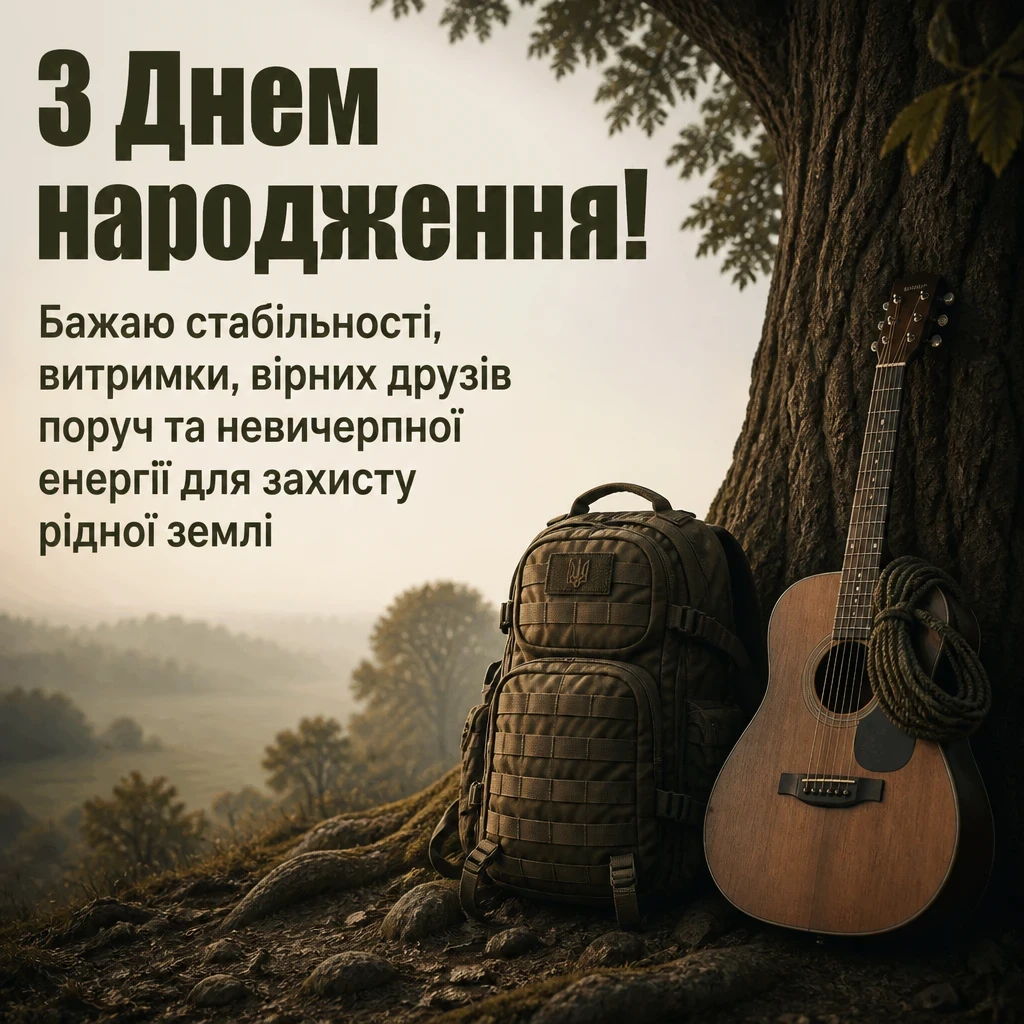 привітання з днем народження солдату