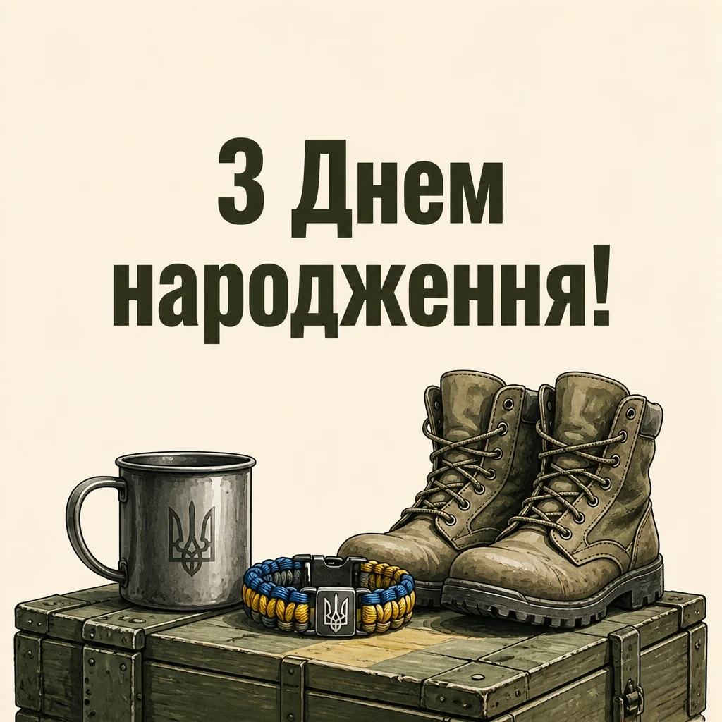 привітання з днем народження солдату
