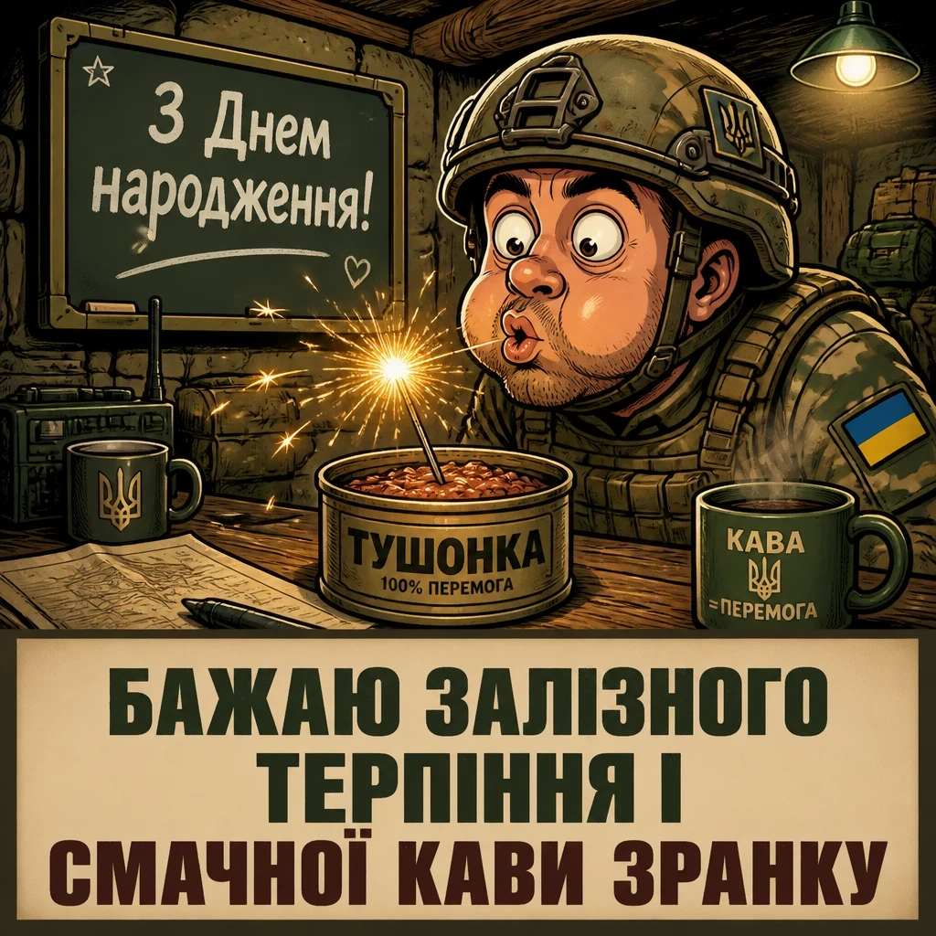 привітання з днем народження солдату