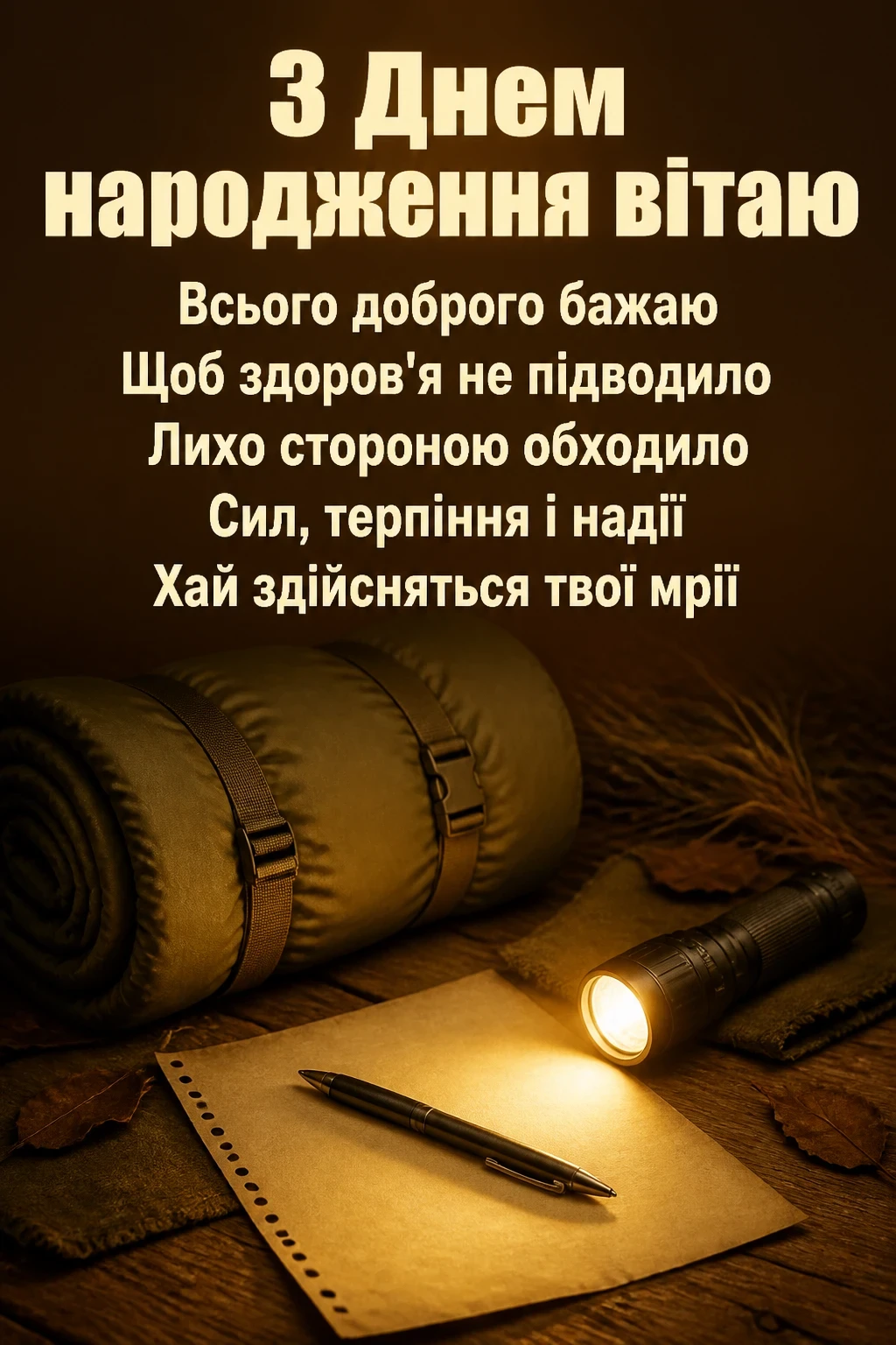 привітання з днем народження солдату
