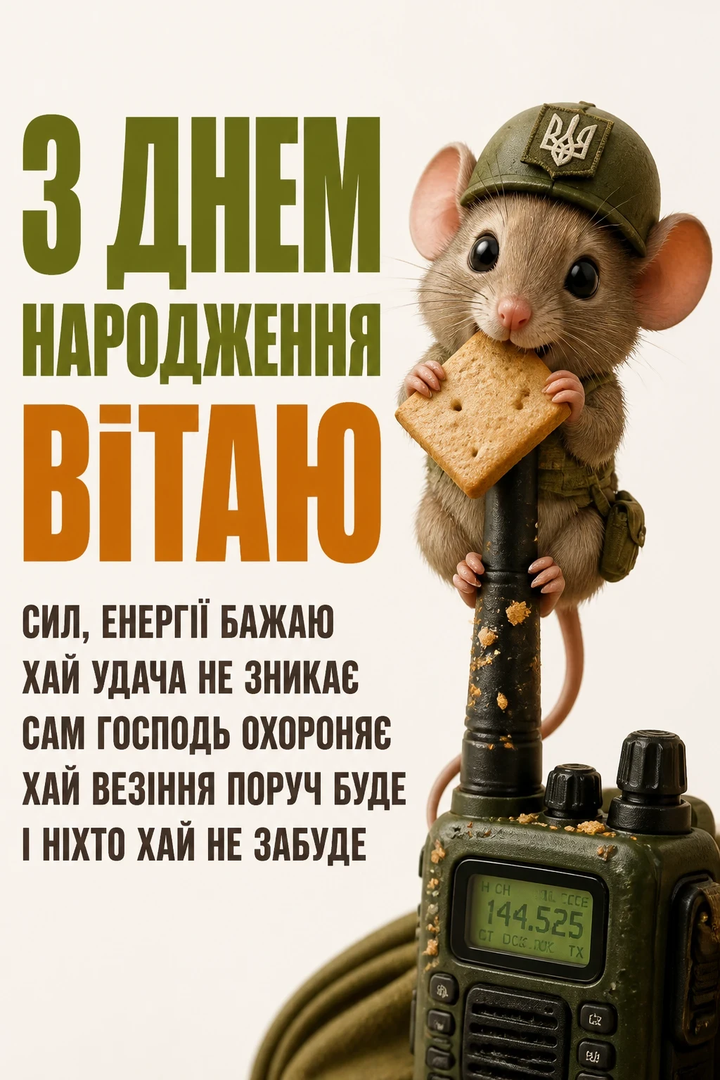 привітання з днем народження солдату