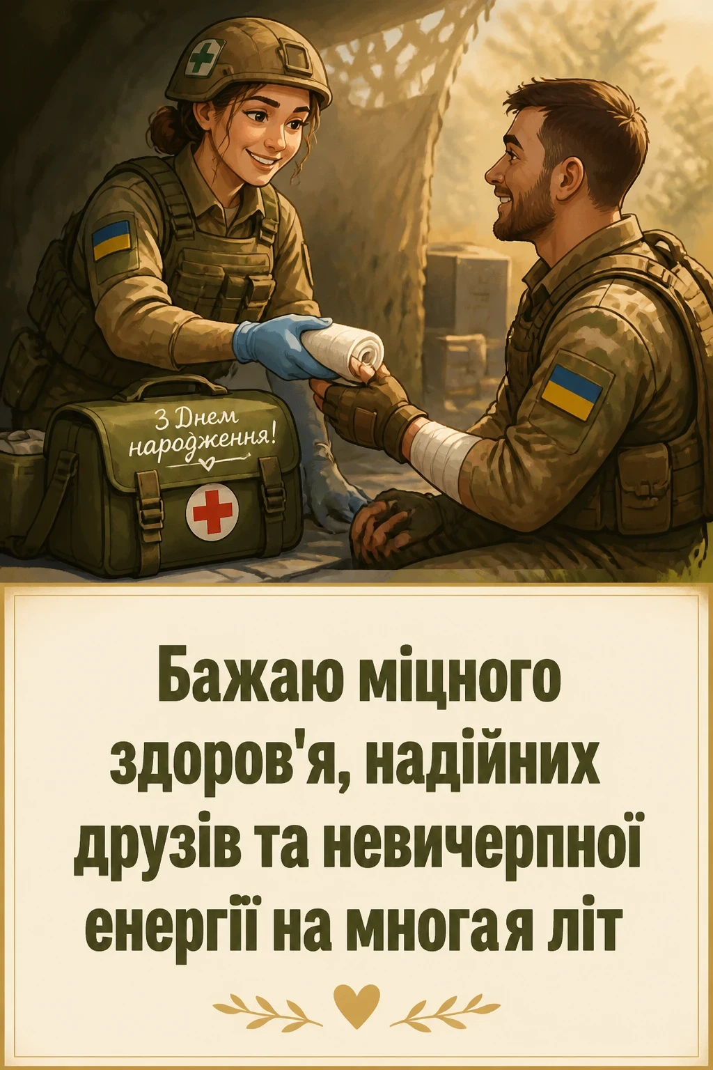 привітання з днем народження солдату
