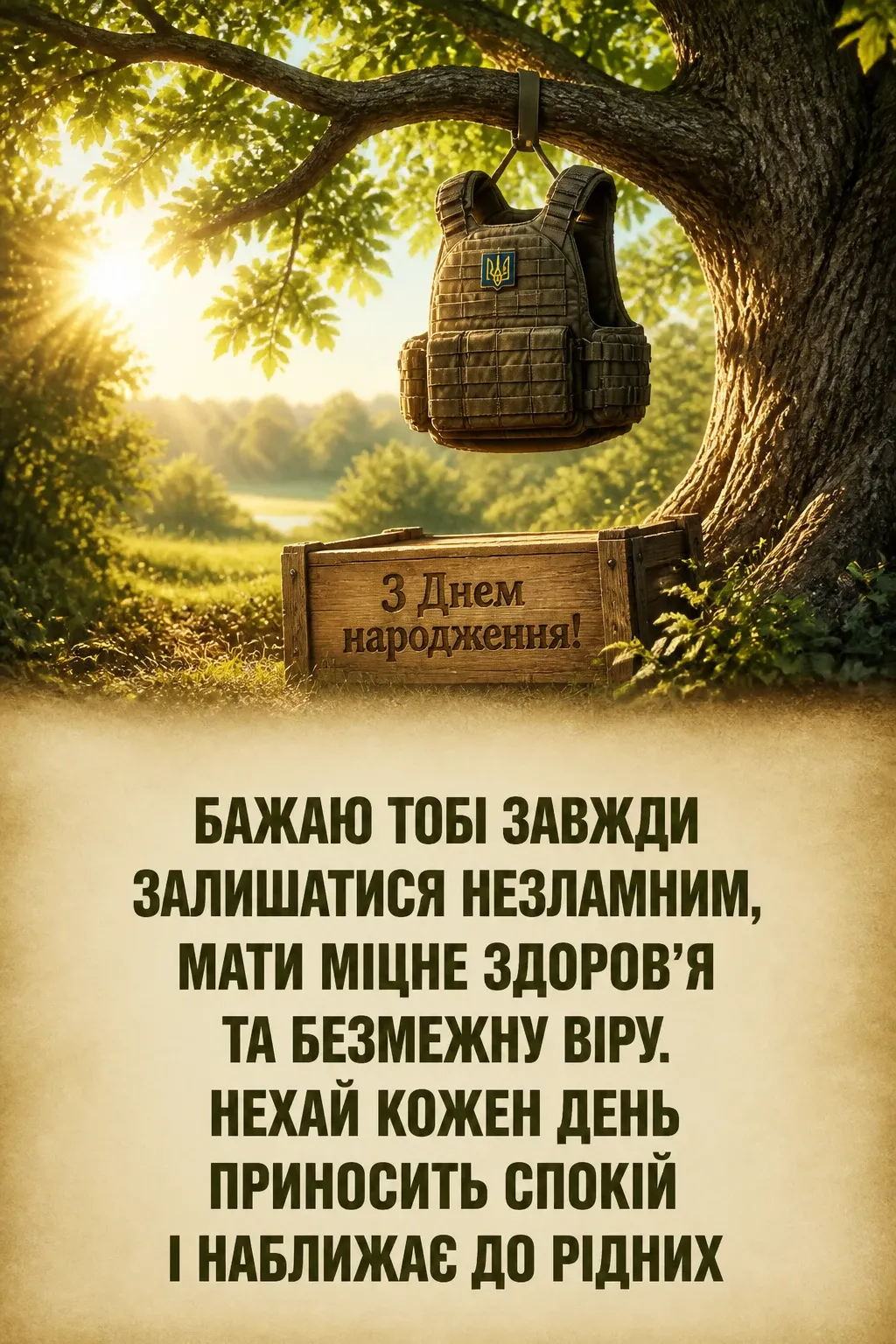 привітання з днем народження солдату