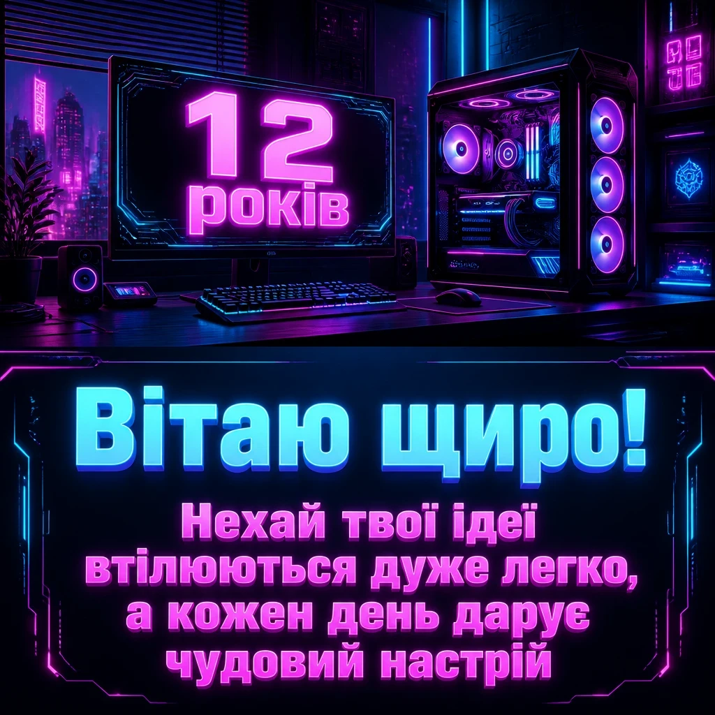 привітання з днем народження хлопчику 12 років своїми словами