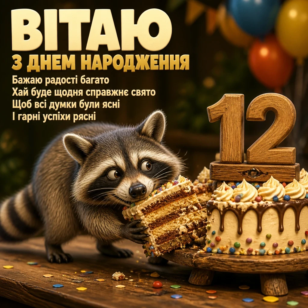привітання з днем народження хлопчику 12 років своїми словами