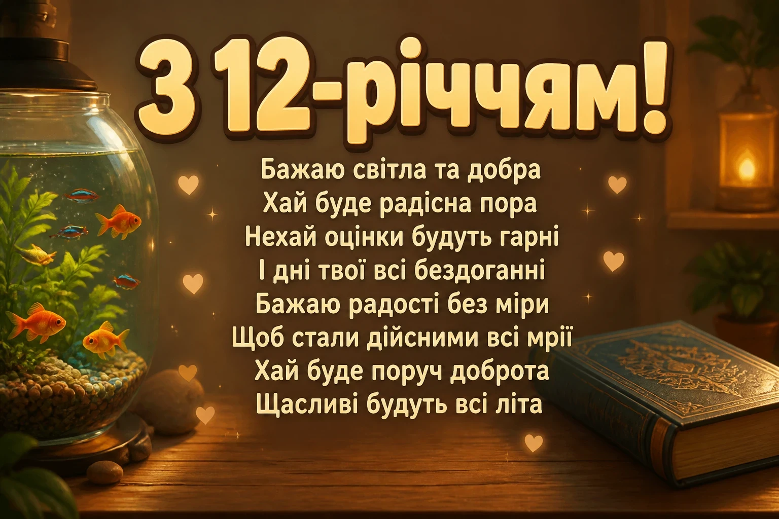 привітання з днем народження хлопчику 12 років своїми словами