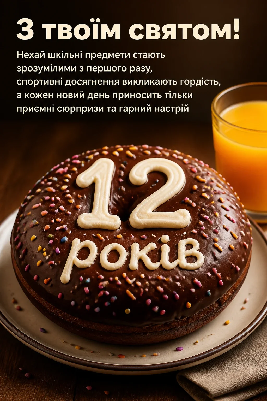 привітання з днем народження хлопчику 12 років своїми словами