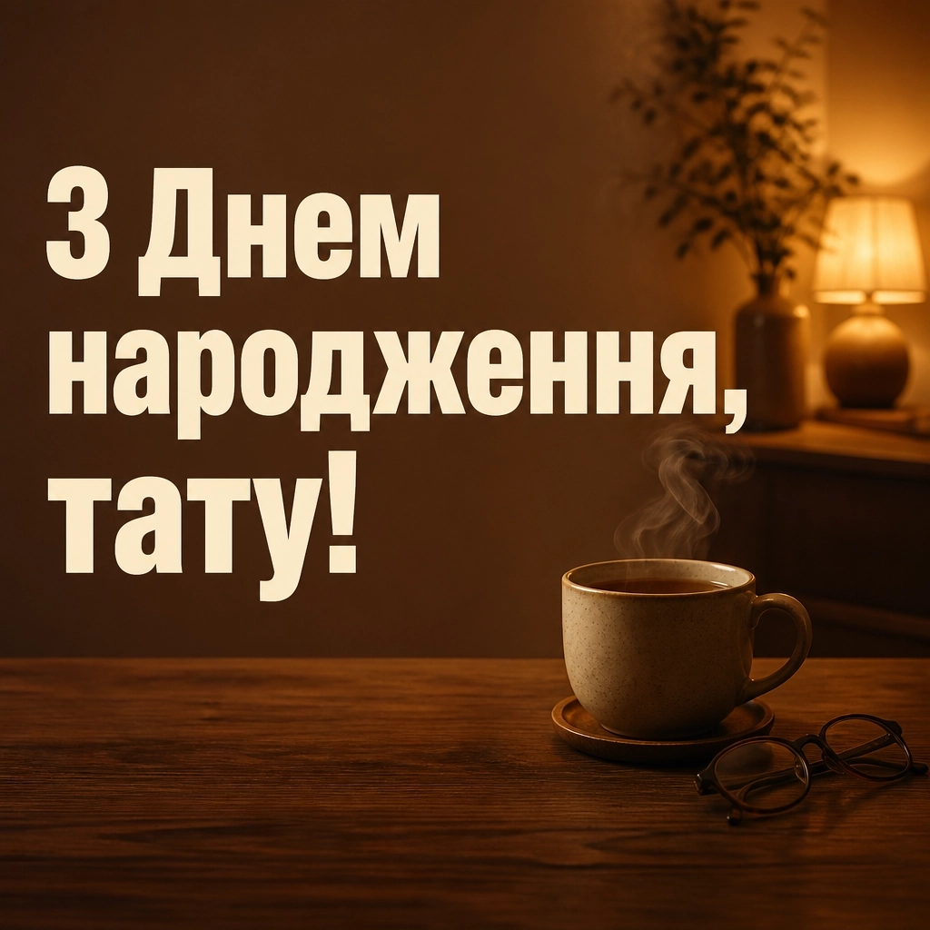 привітання з днем народження татові від сім'ї