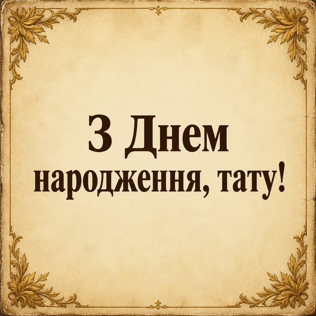 привітання з днем народження татові від сім'ї