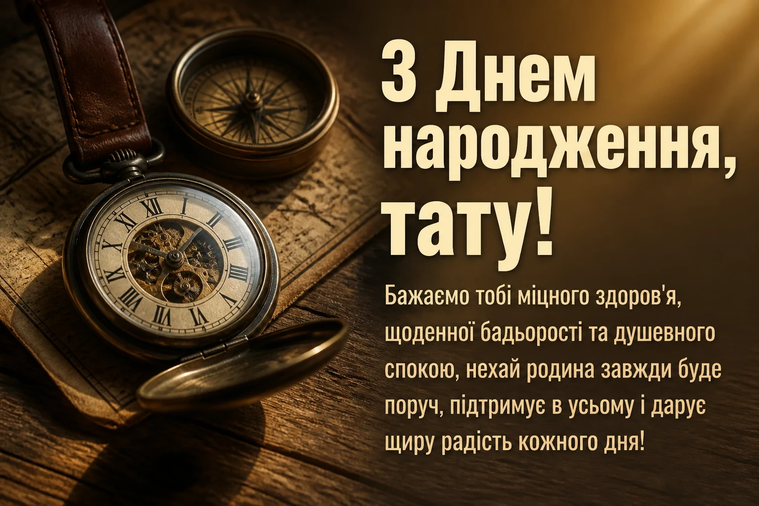 привітання з днем народження татові від сім'ї