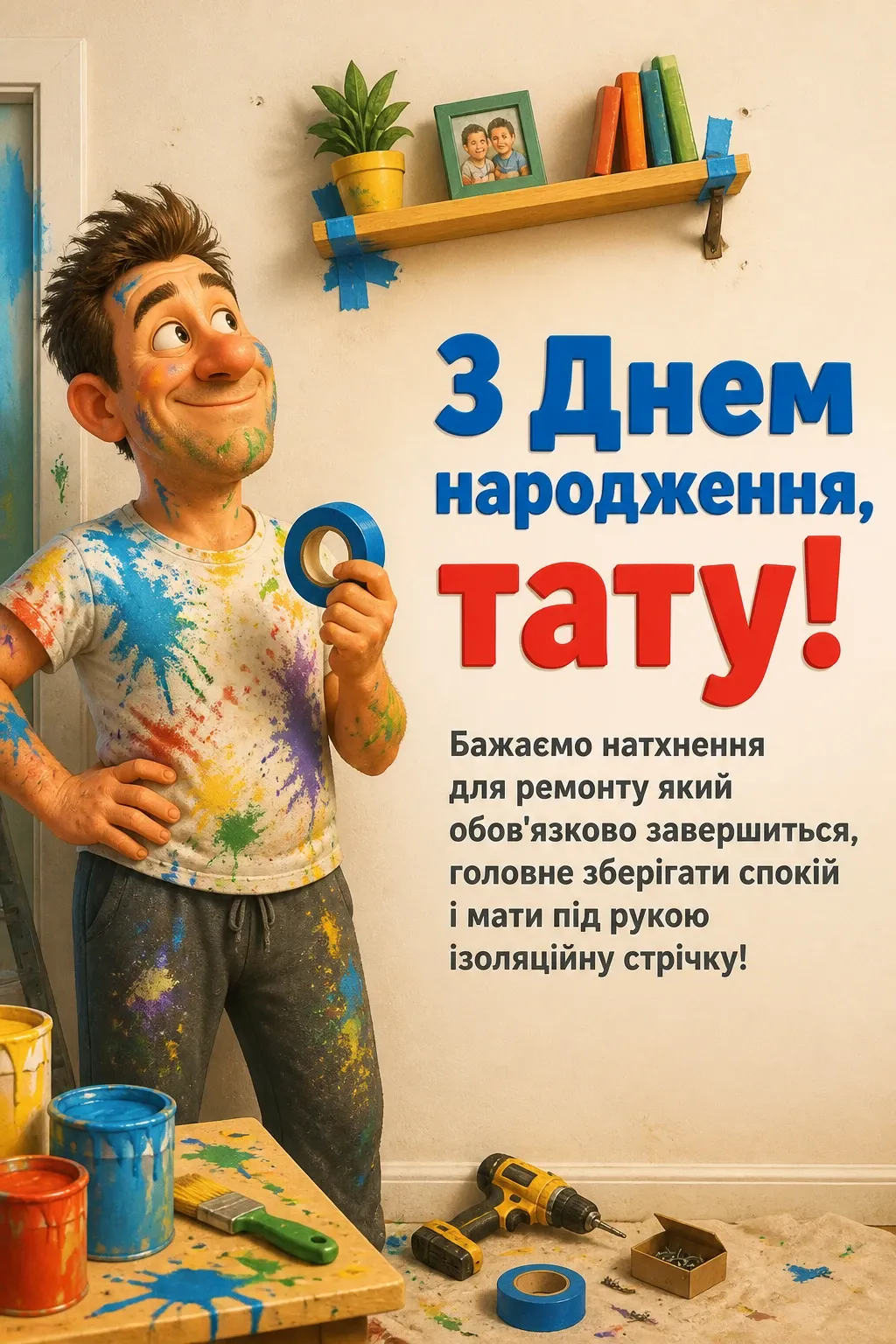 привітання з днем народження татові від сім'ї