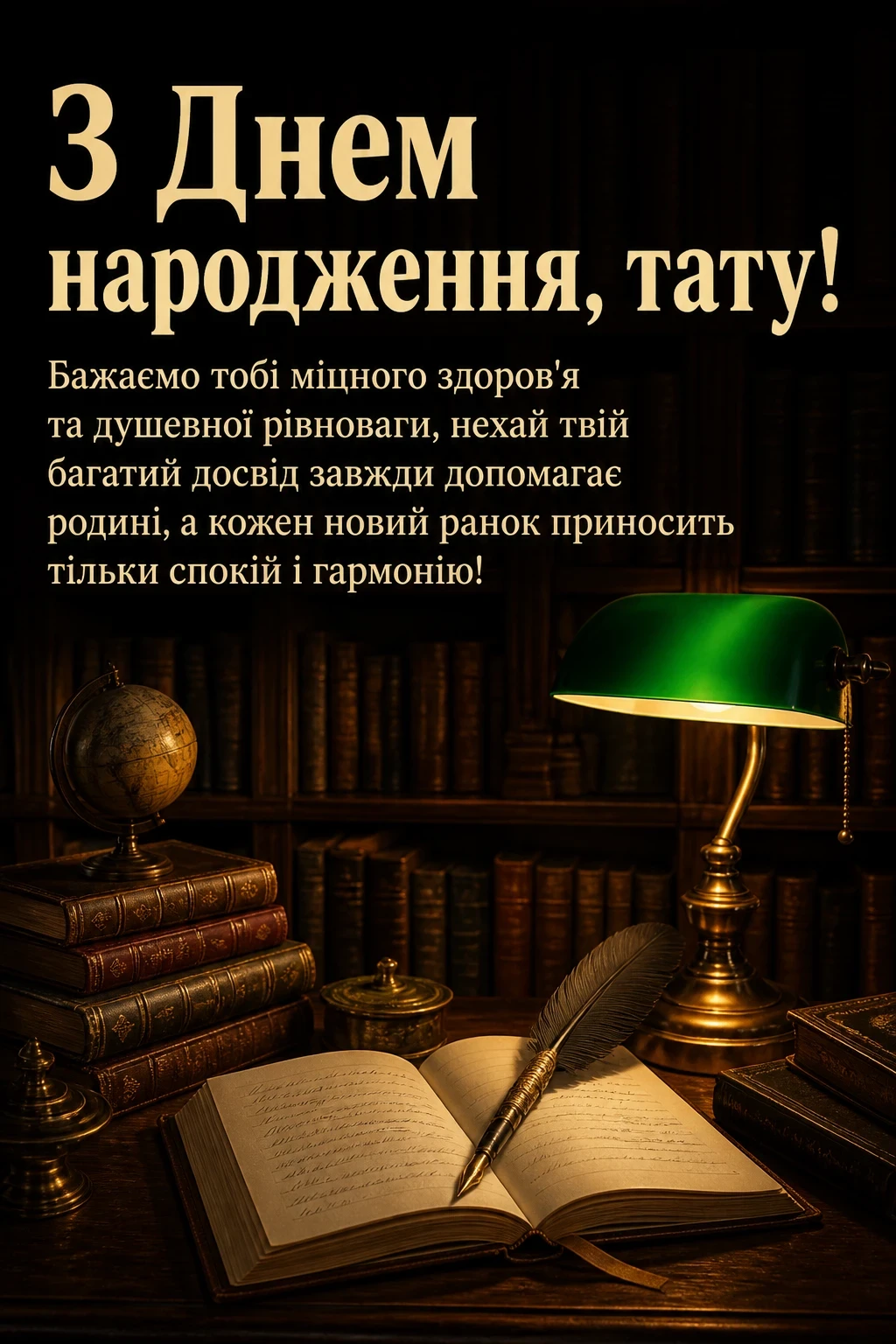 привітання з днем народження татові від сім'ї