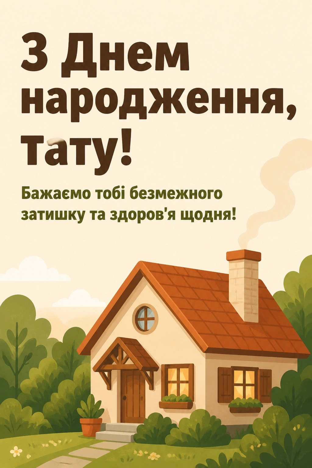 привітання з днем народження татові від сім'ї