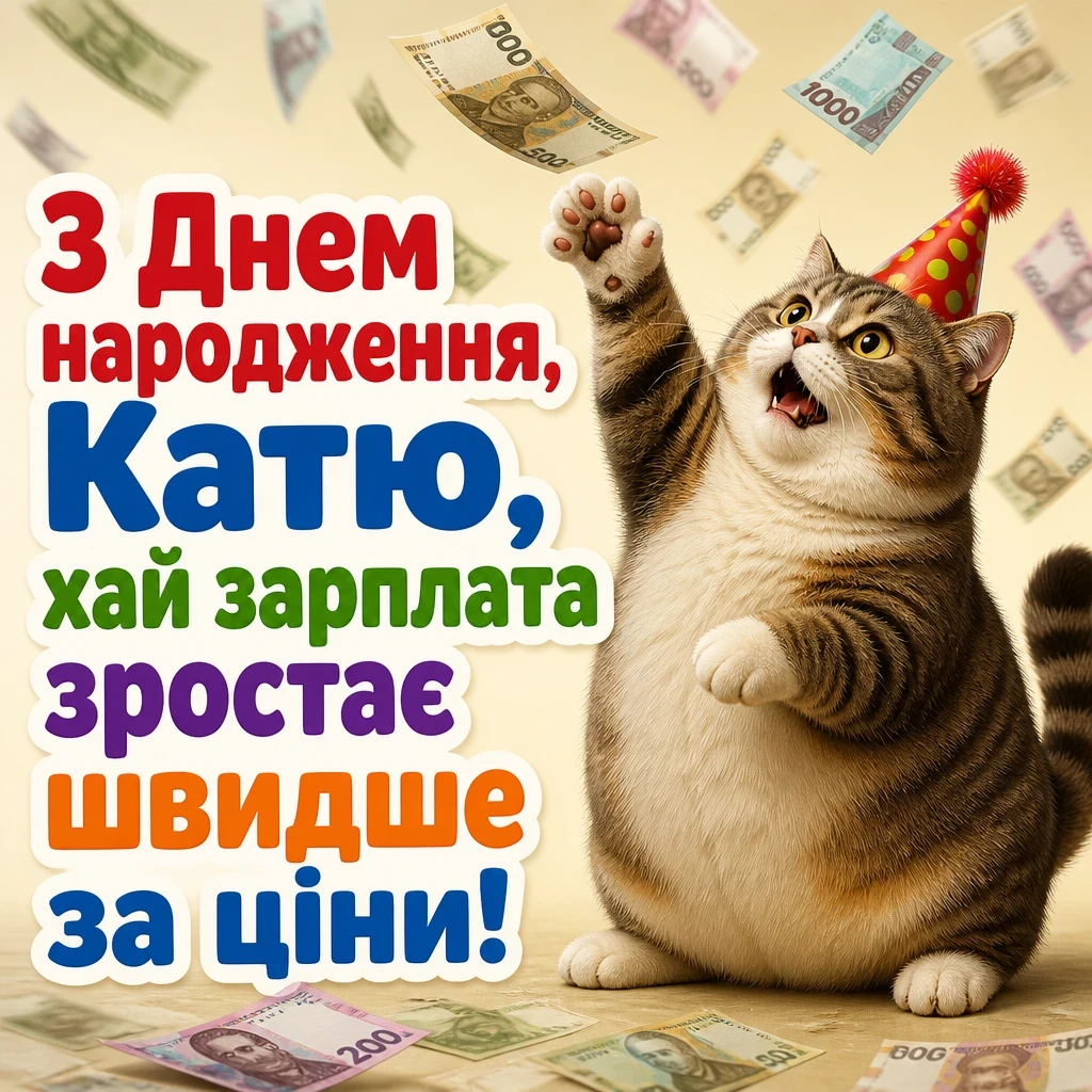 катя з днем народження картинки
