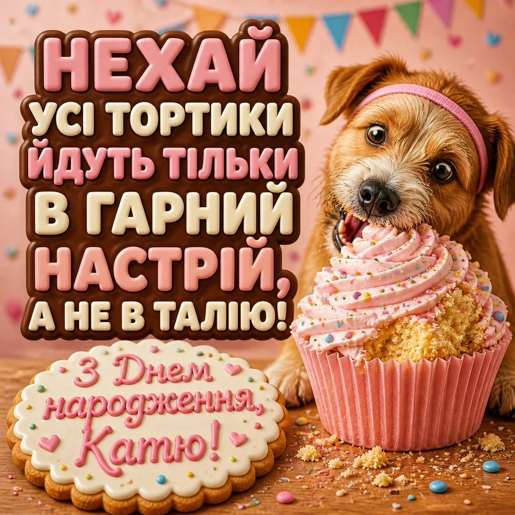 катя з днем народження картинки