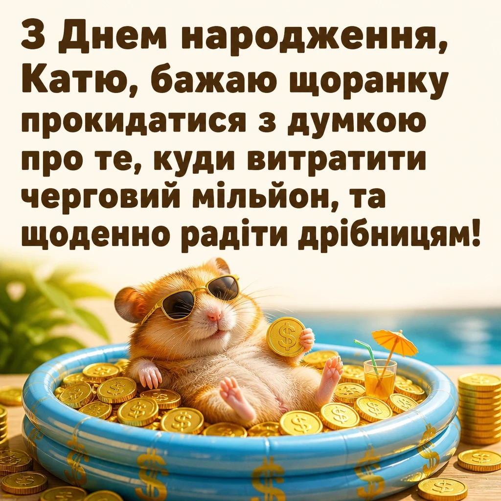 катя з днем народження картинки