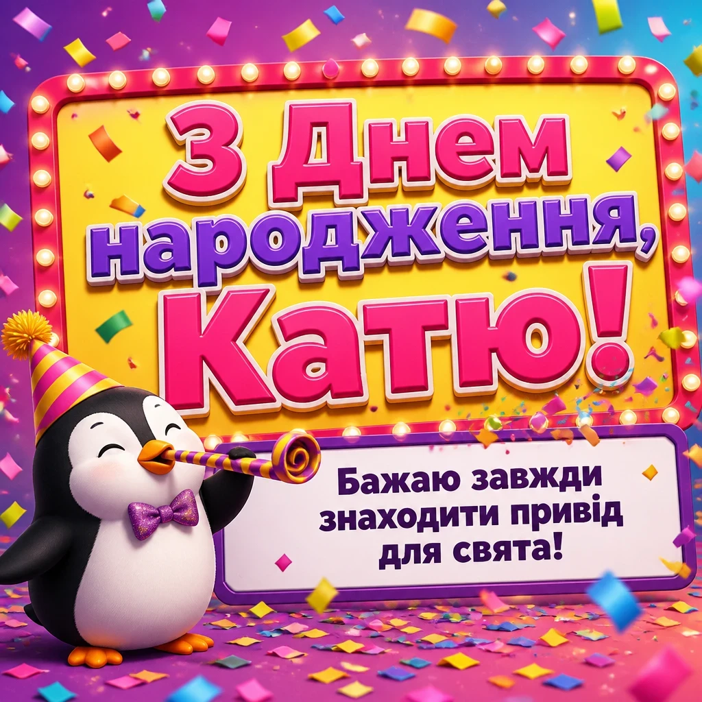 катя з днем народження картинки