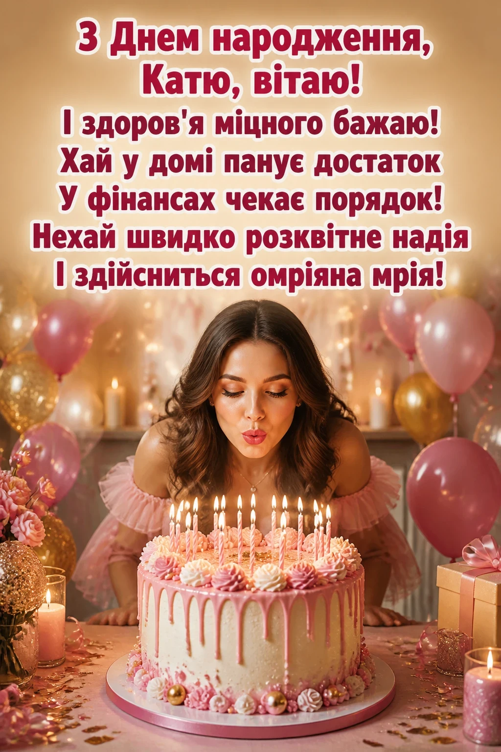катя з днем народження картинки
