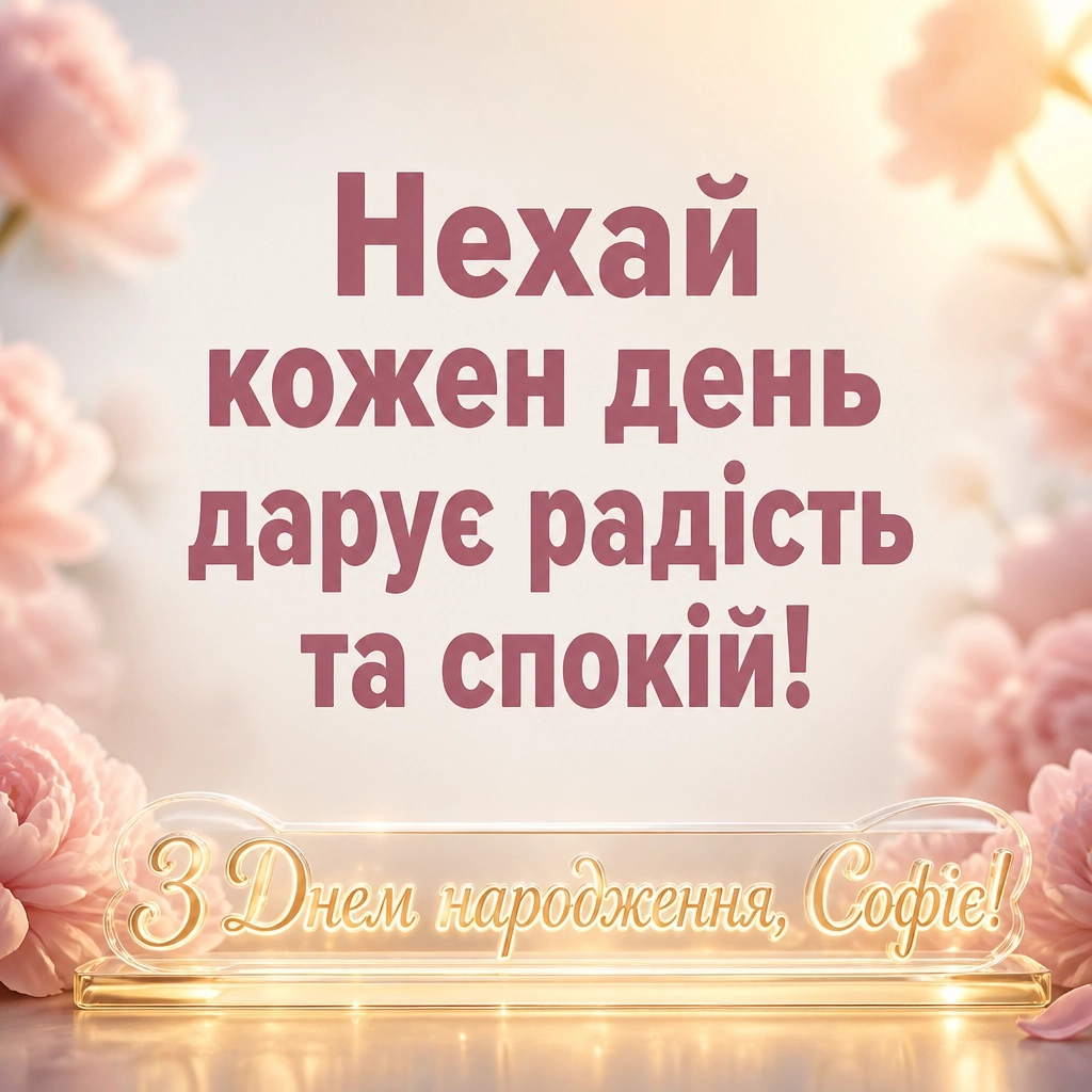 з днем народження софія картинки