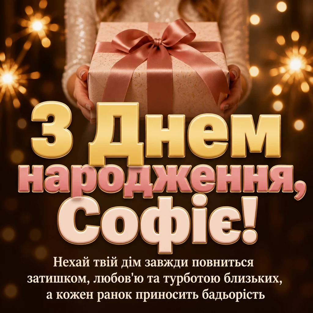 з днем народження софія картинки