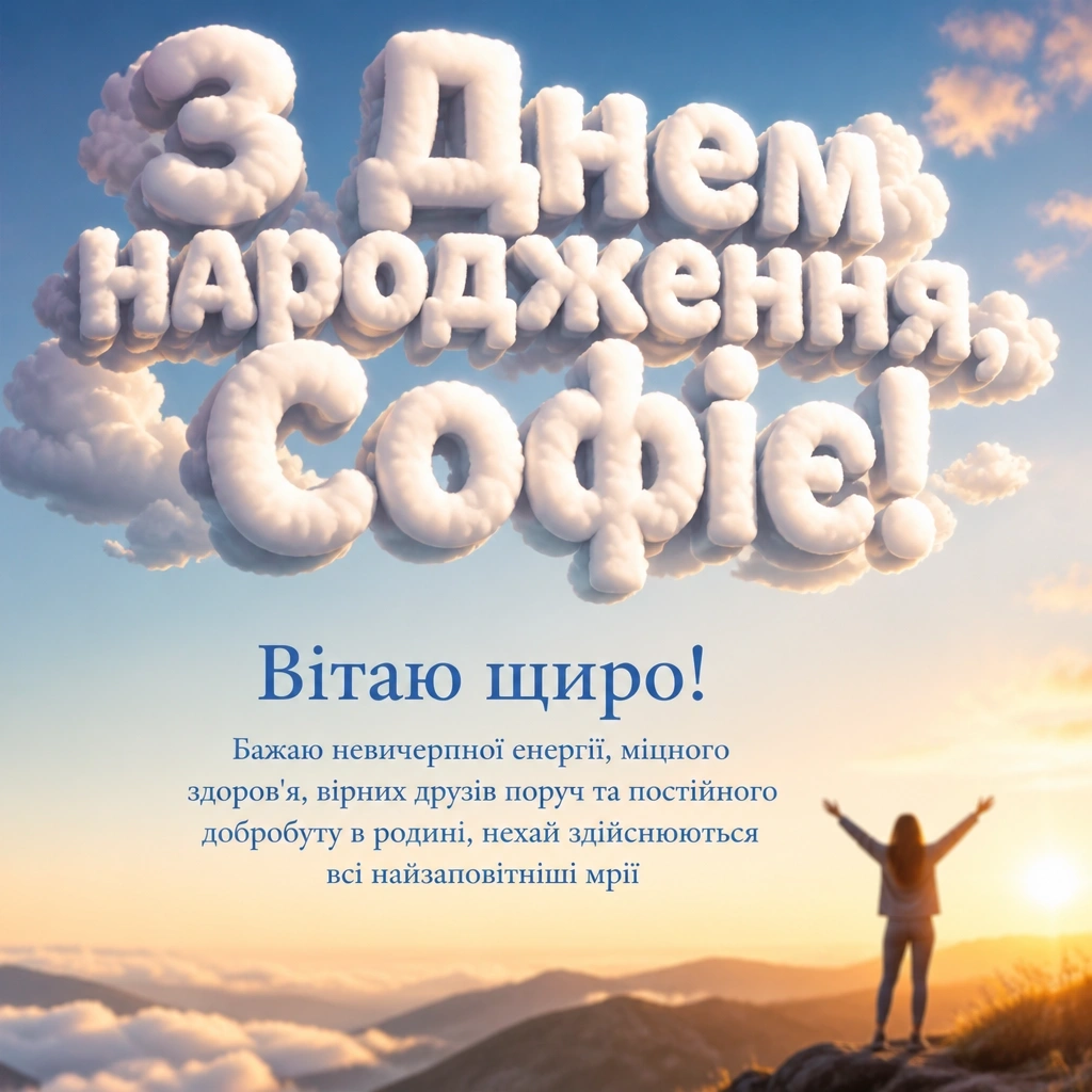 з днем народження софія картинки