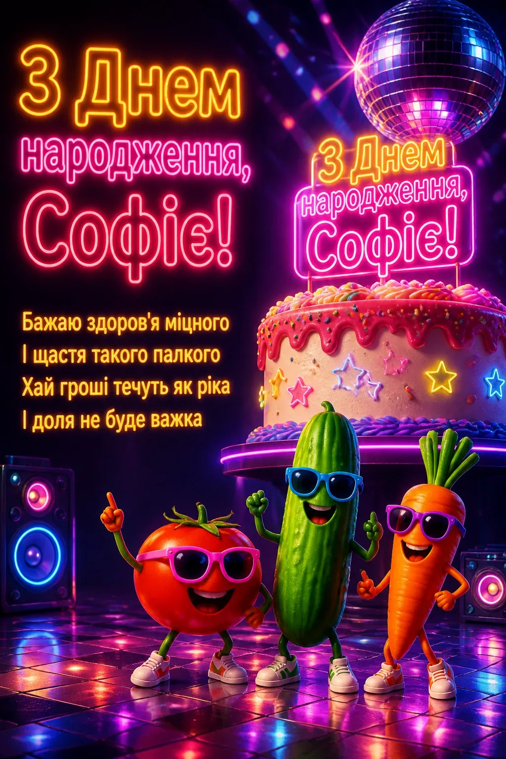 з днем народження софія картинки