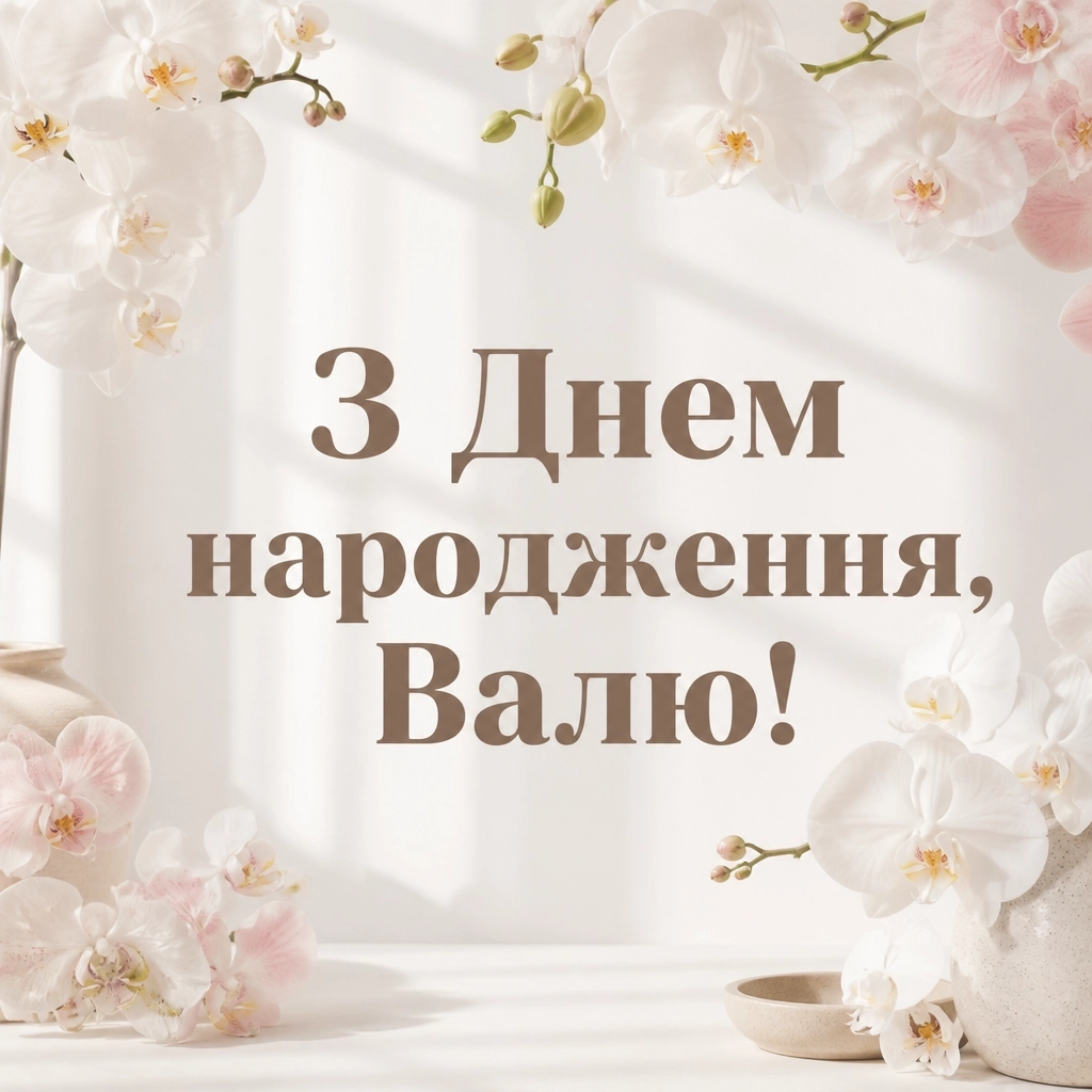 валя з днем народження картинки