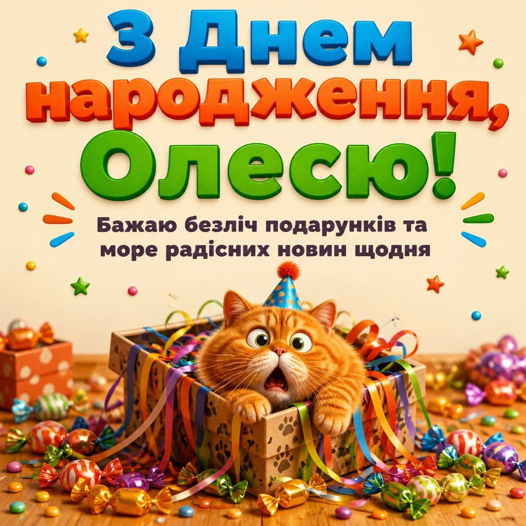 олеся з днем народження